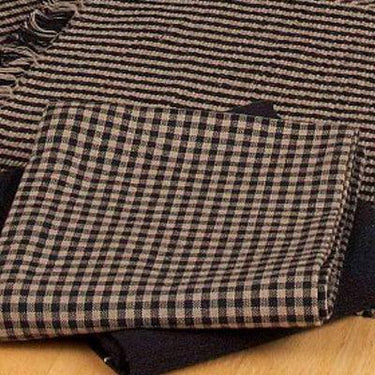 Black Oat Newbury Gingham Towel Set Of Six KT670011 - The Fox Decor